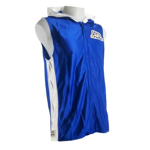 Dazzle Sleeveless Ring Jacket with Hood - Image 3