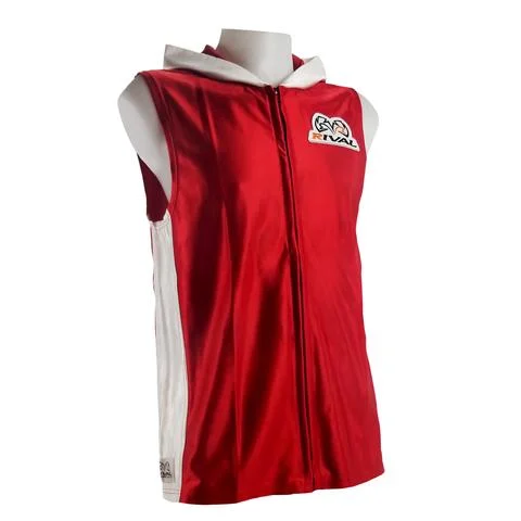 Dazzle Sleeveless Ring Jacket with Hood - Image 4