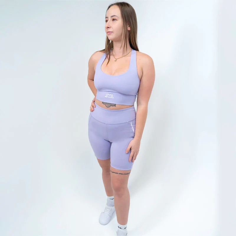 Buttery Stretch Cross-Back Sports Bra - Image 9