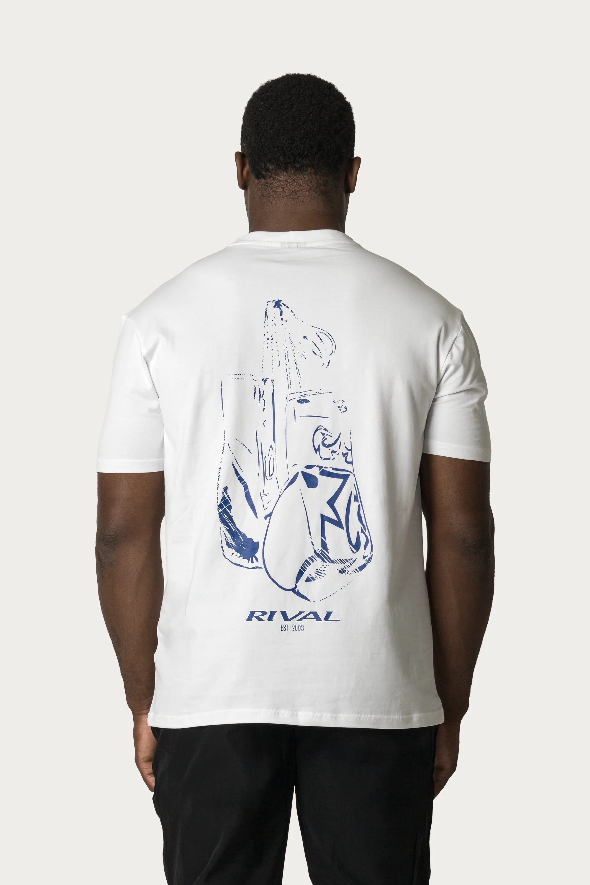 Faded Gloves Graphic Tee with spandex - Image 11