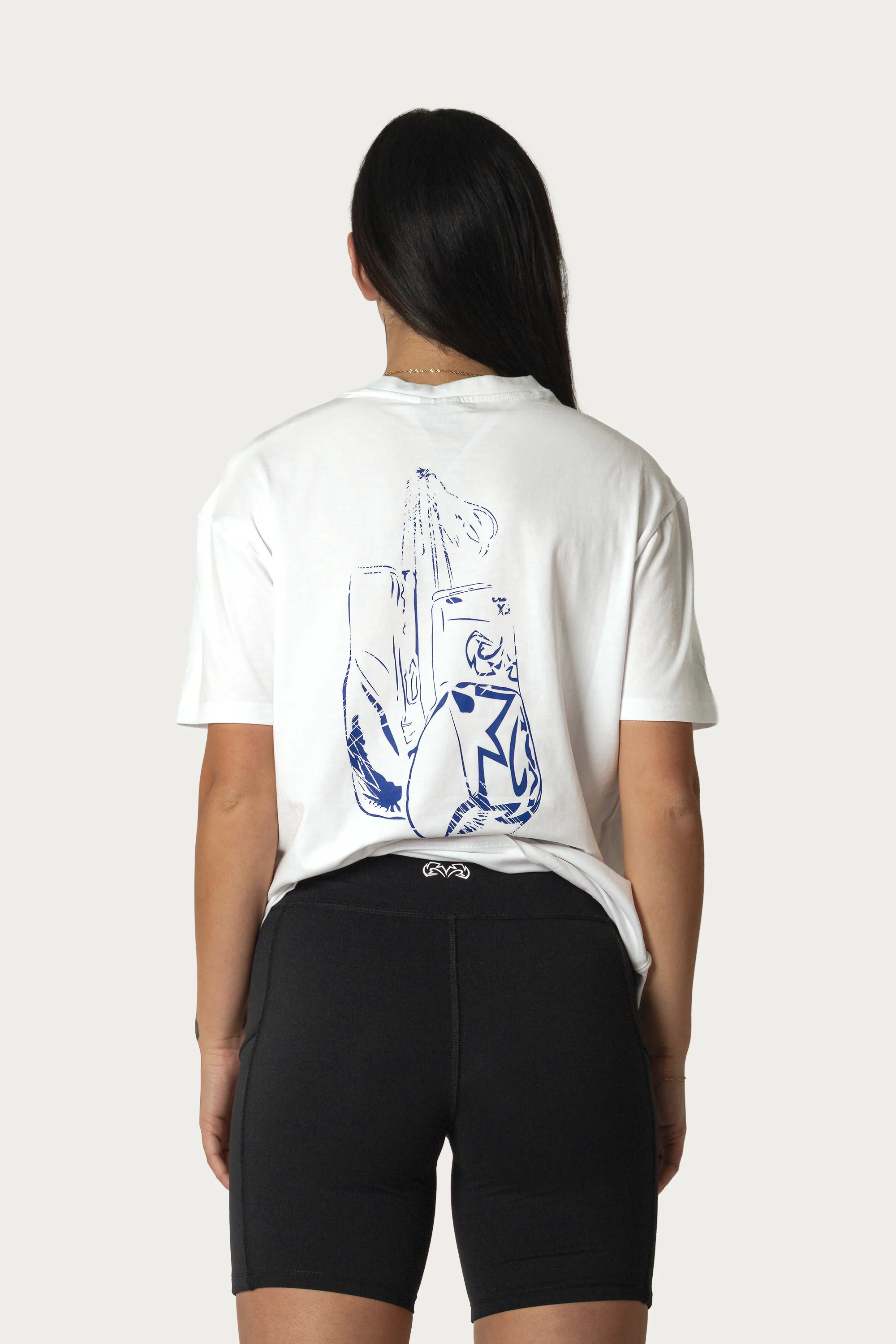 Faded Gloves Graphic Tee with spandex - Image 14