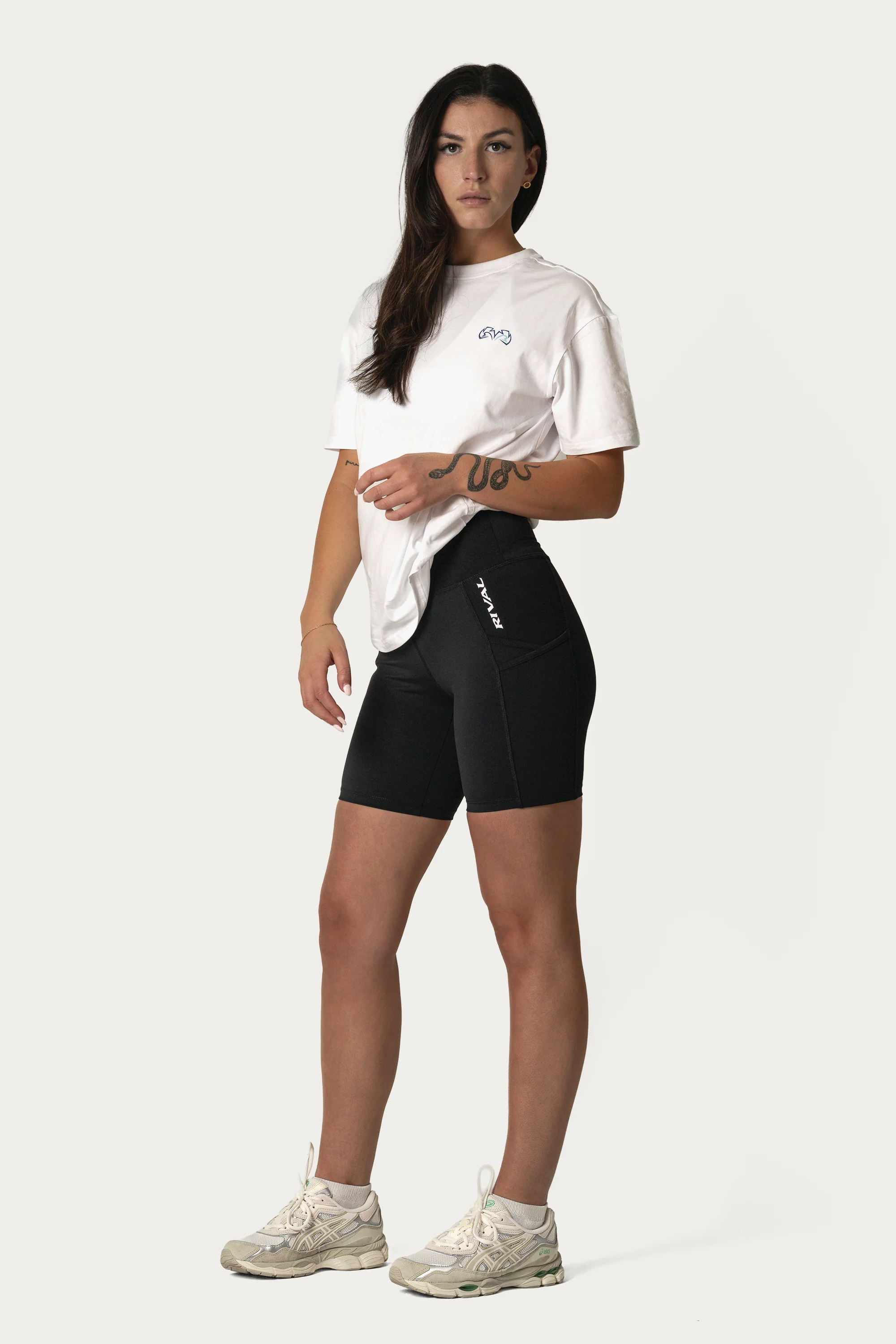 Faded Gloves Graphic Tee with spandex - Image 15