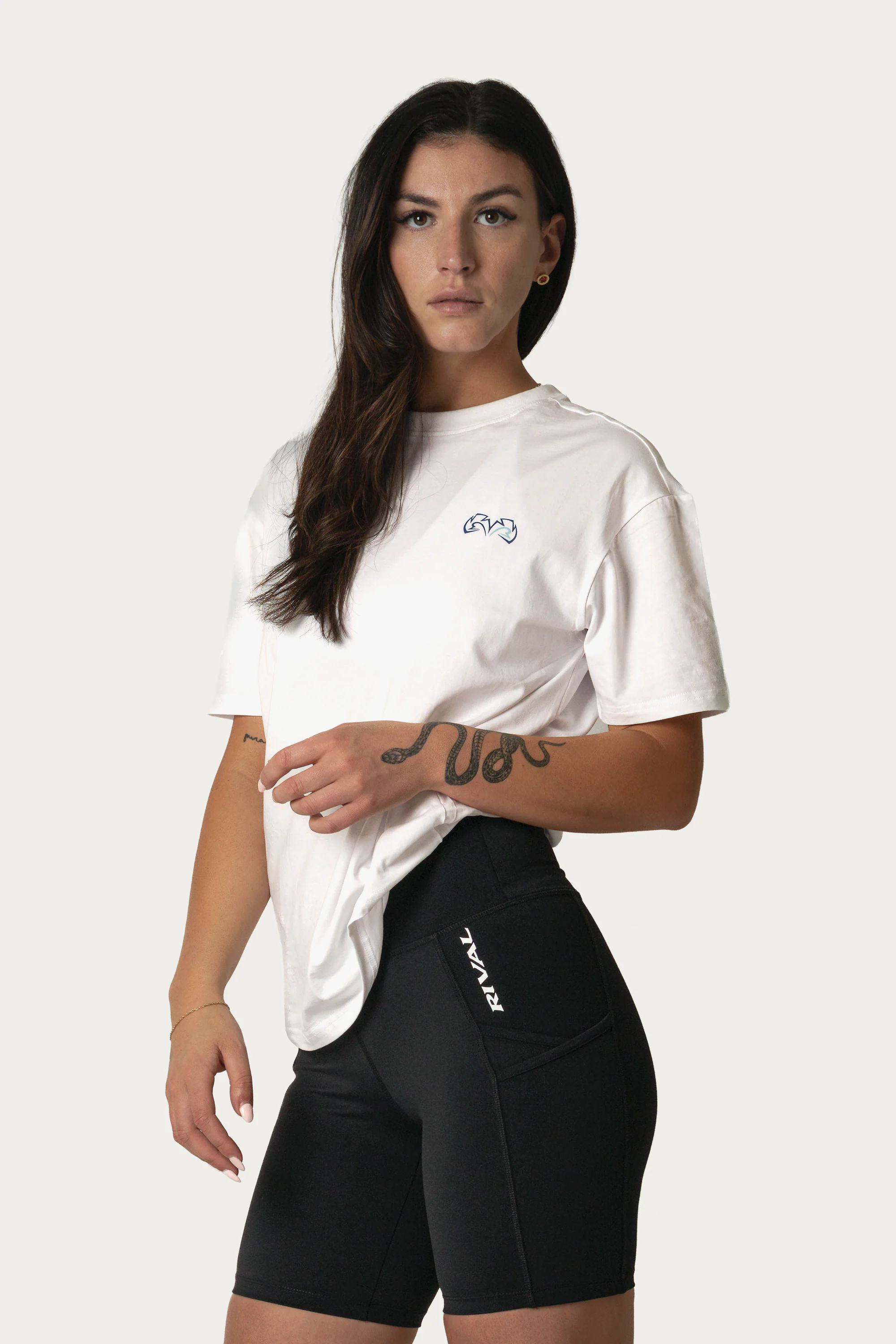 Faded Gloves Graphic Tee with spandex - Image 16
