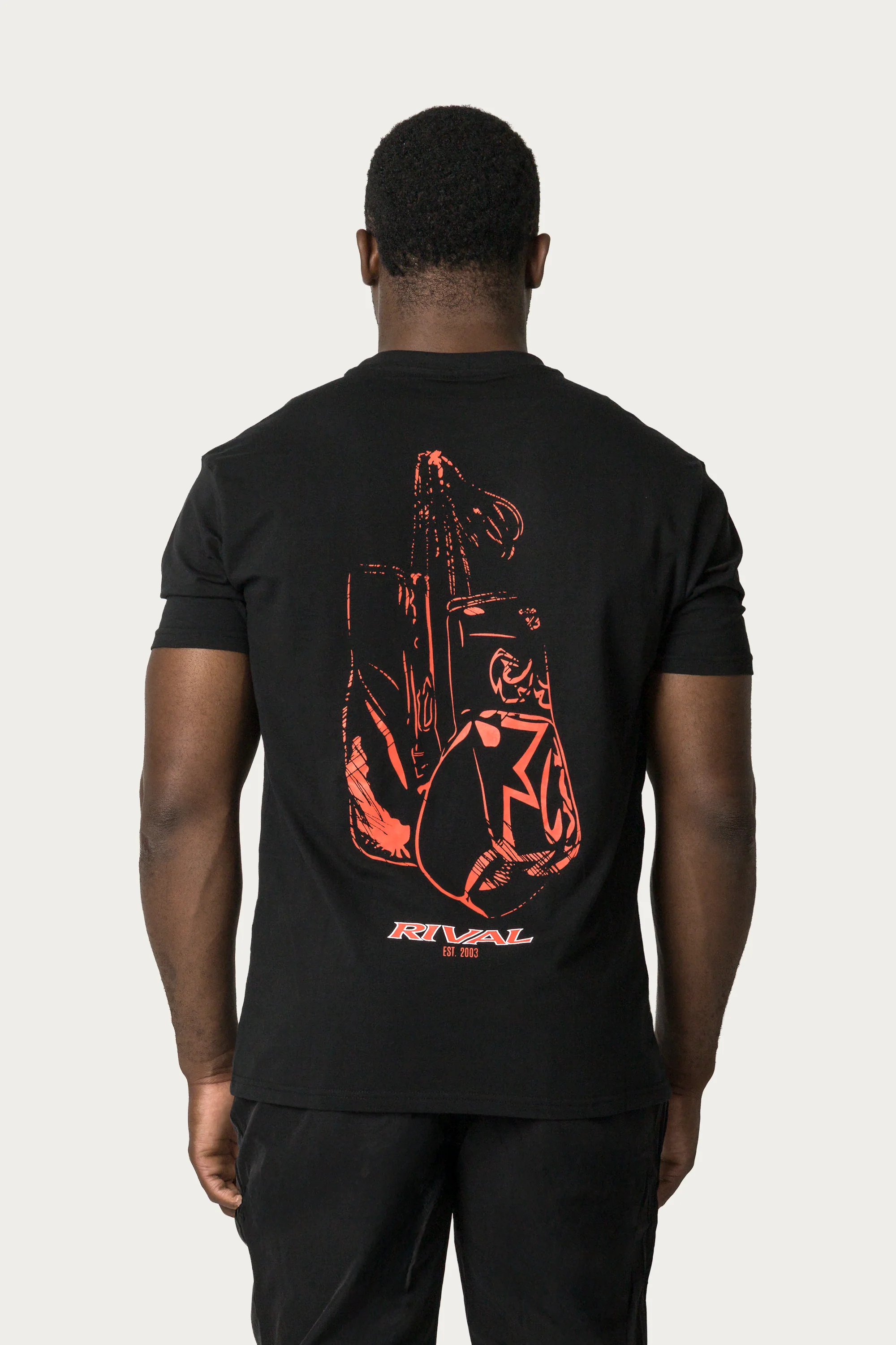 Faded Gloves Graphic Tee with spandex - Image 3