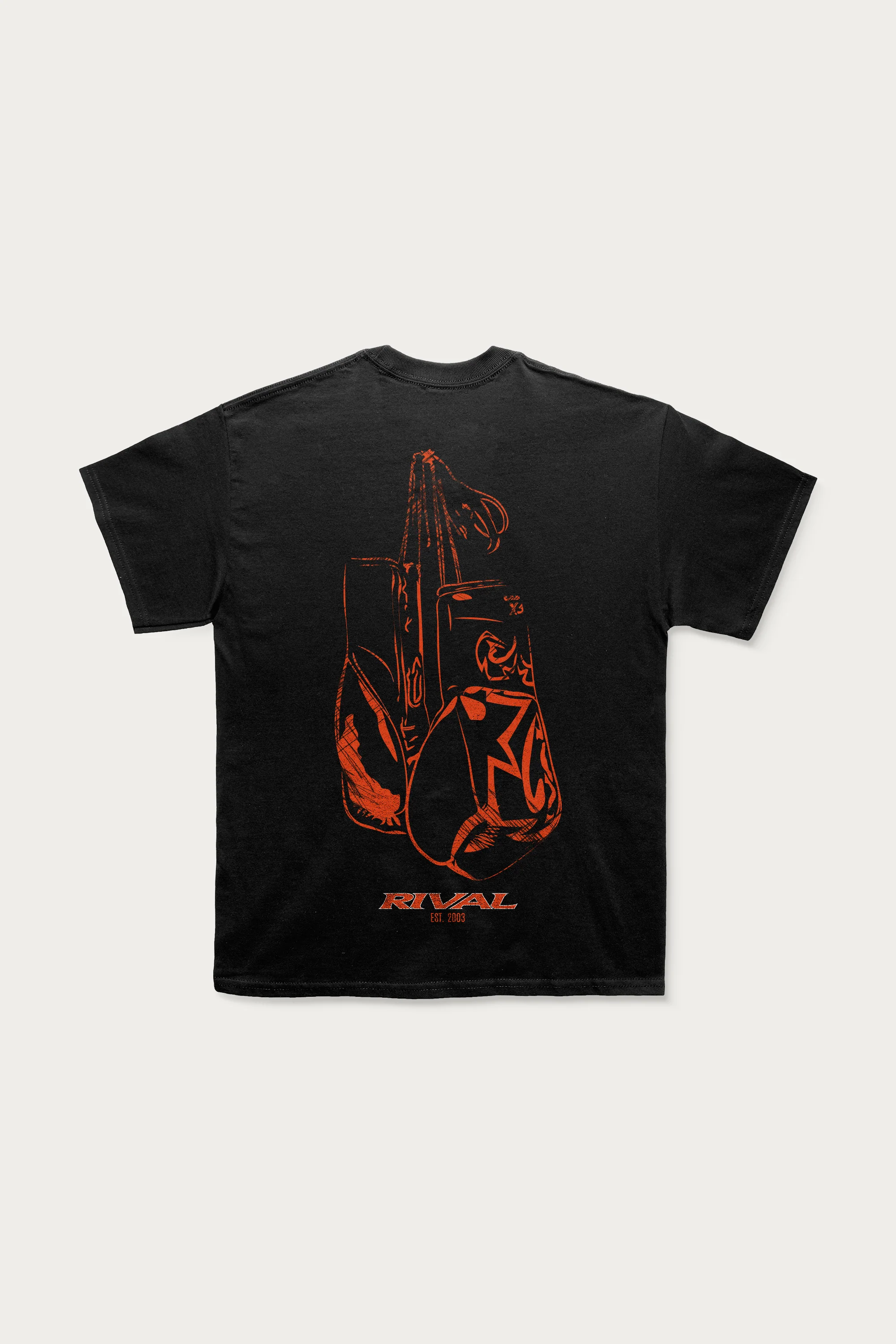 Faded Gloves Graphic Tee with spandex - Image 8