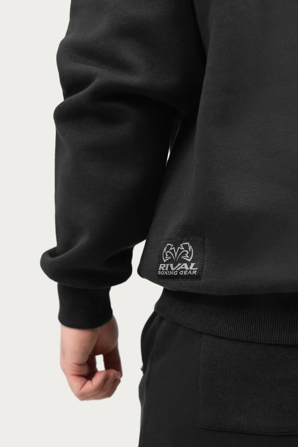 Fleece Oversized Crewneck Sweater - Image 3