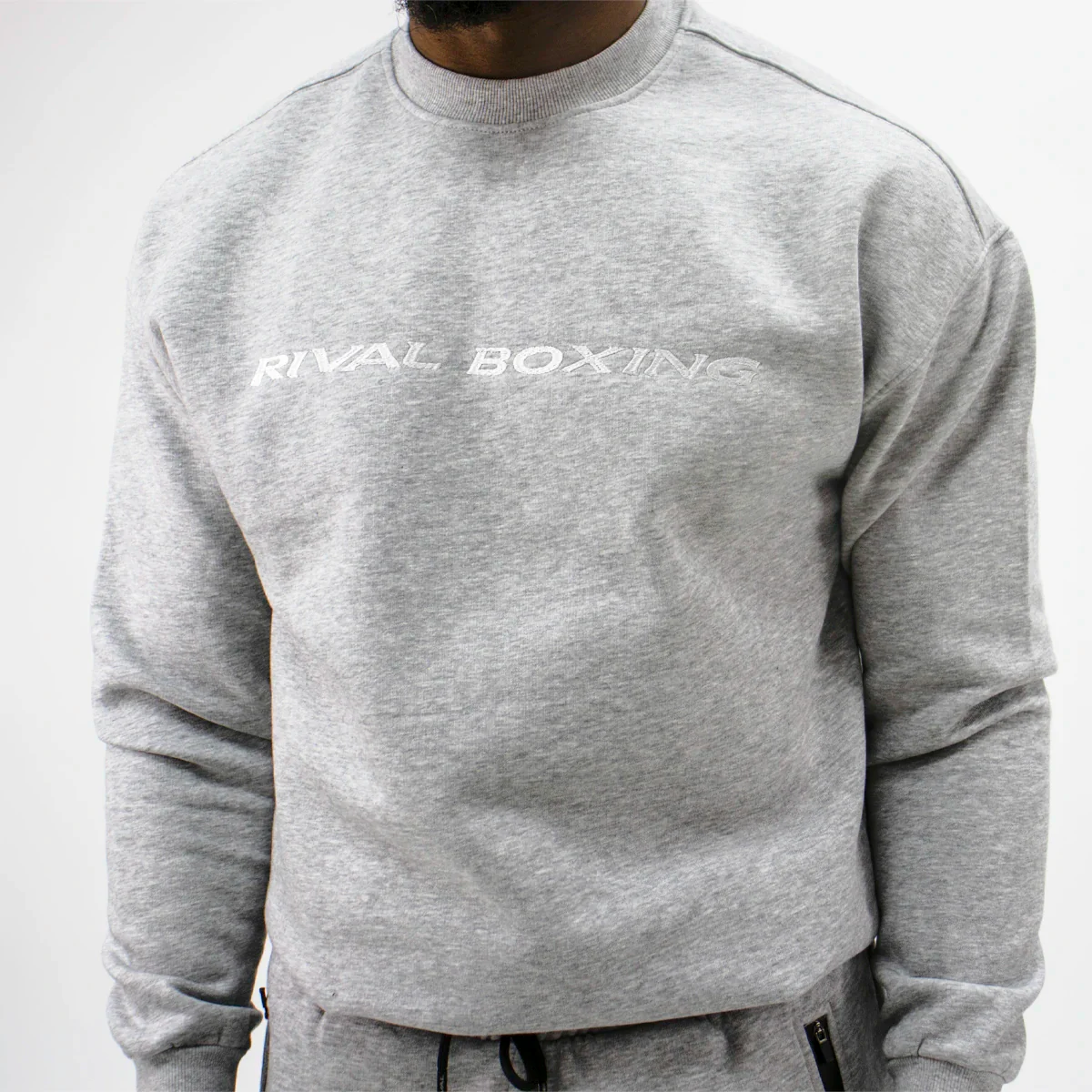 Fleece Oversized Crewneck Sweater - Image 5