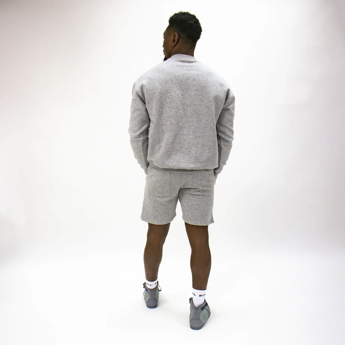 Fleece Oversized Crewneck Sweater - Image 7