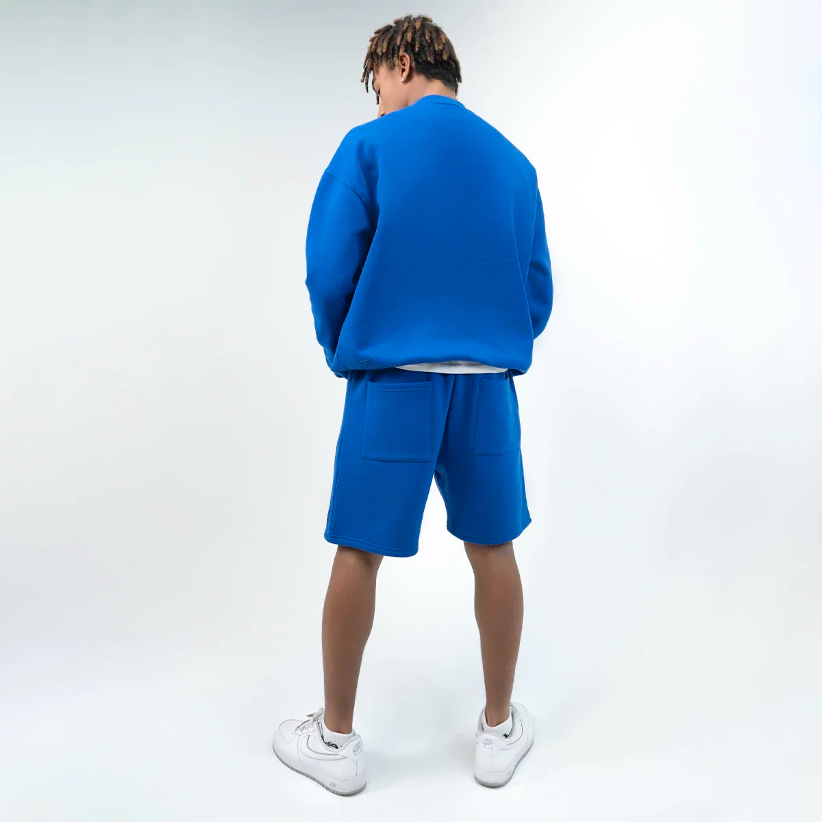 Fleece Oversized Crewneck Sweater - Image 9