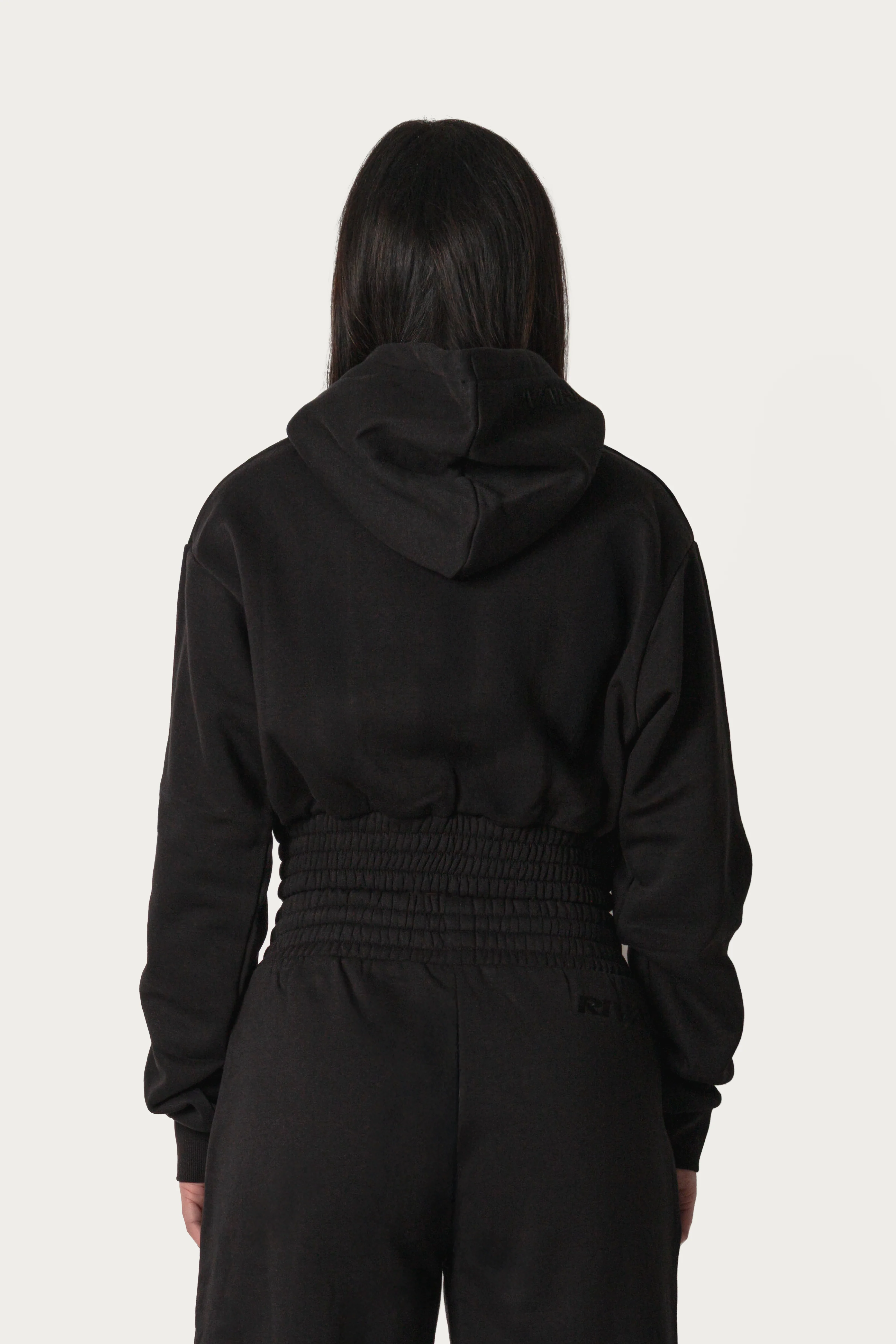 Women's Cropped Heavyweight Fleece Hoodie - Image 10