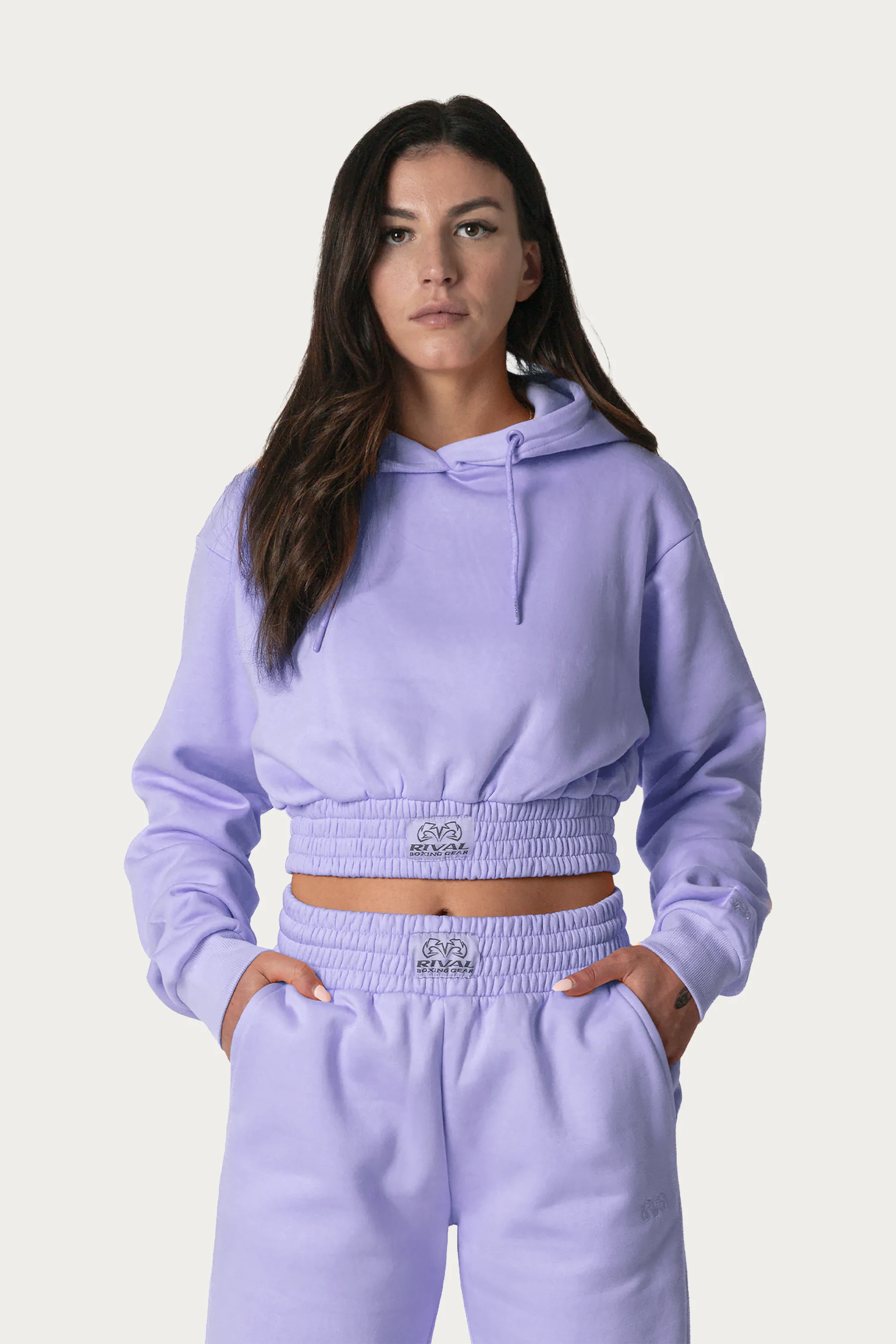 Women's Cropped Heavyweight Fleece Hoodie - Image 13