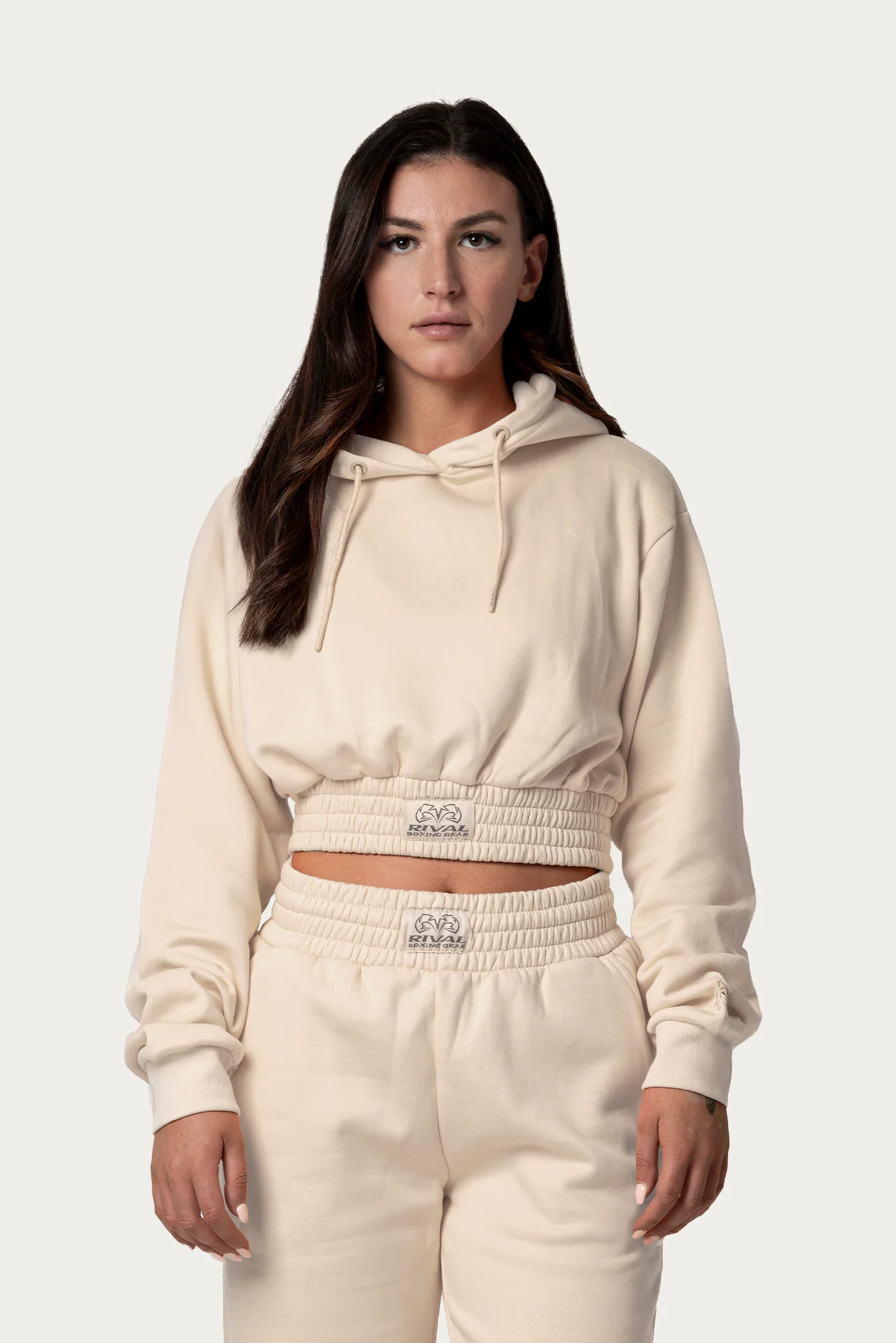 Women's Cropped Heavyweight Fleece Hoodie - Image 15