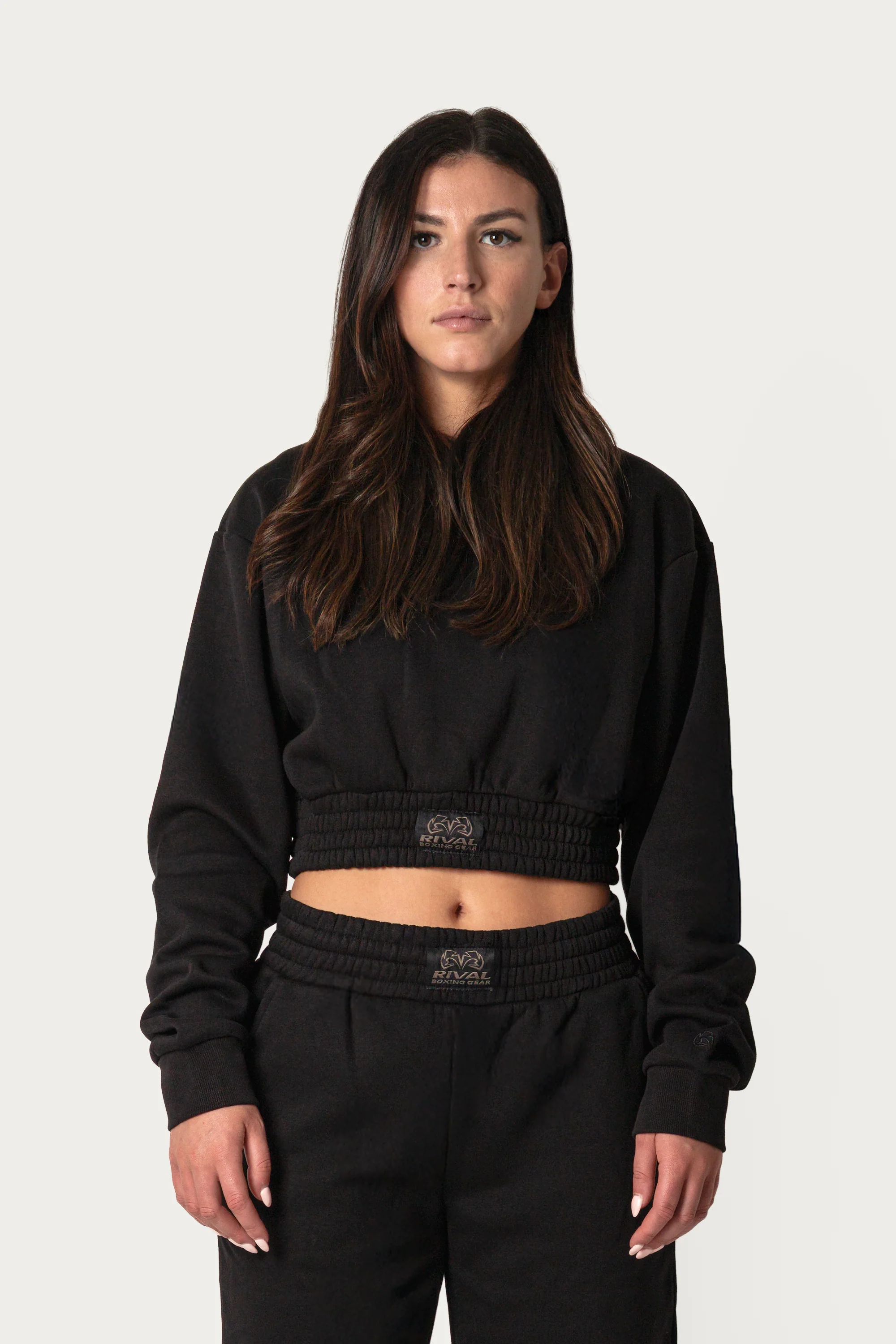 Women's Cropped Heavyweight Fleece Hoodie - Image 7