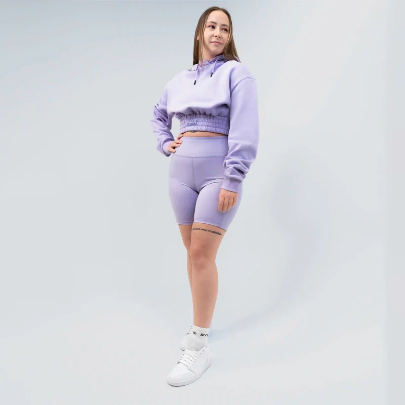 Women's High-Rise Biker Shorts with Pockets - Image 11