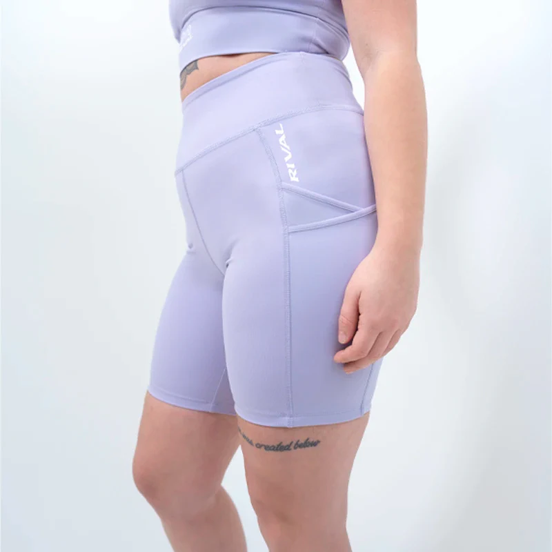 Women's High-Rise Biker Shorts with Pockets - Image 13