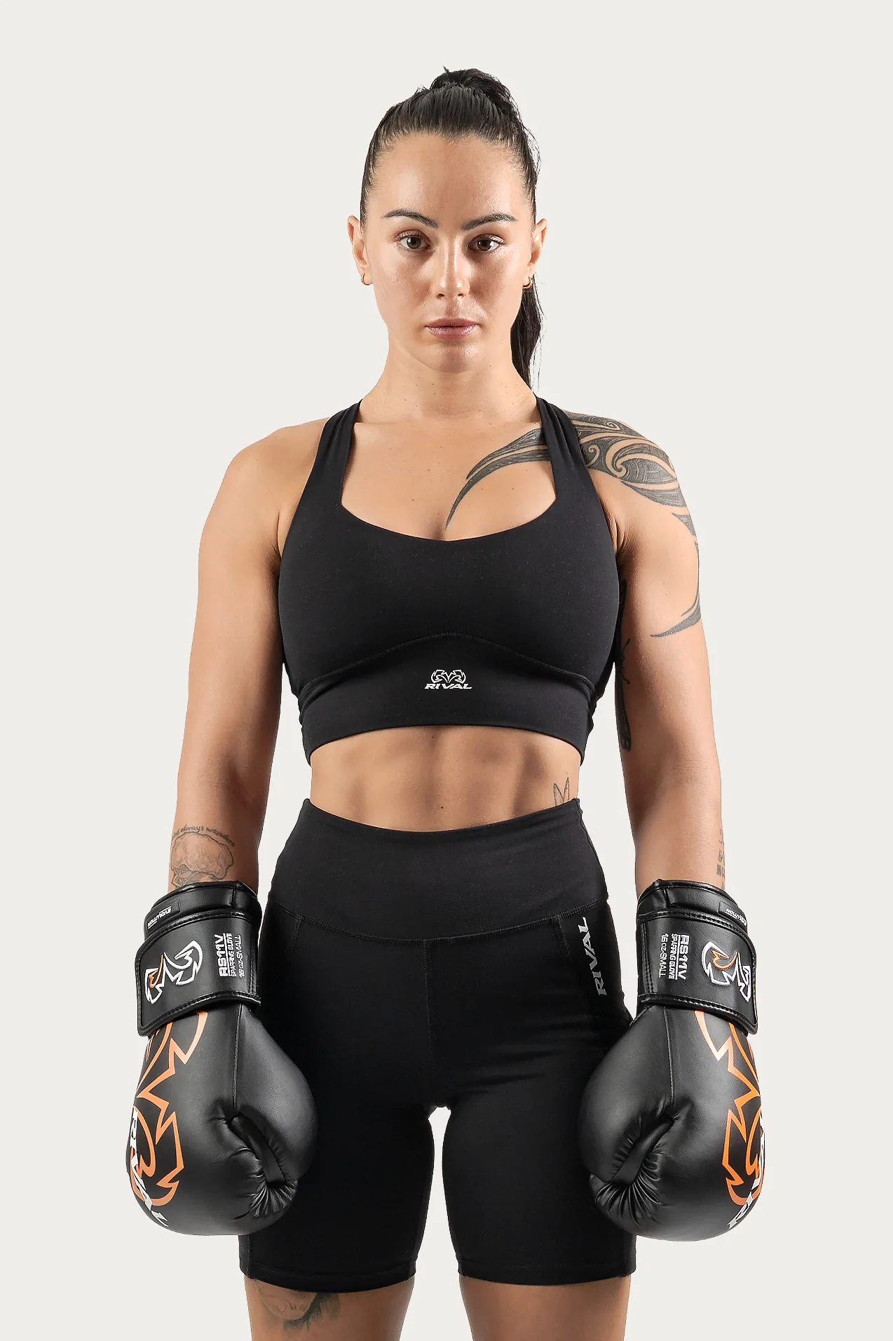 Women's High-Rise Biker Shorts with Pockets - Image 3
