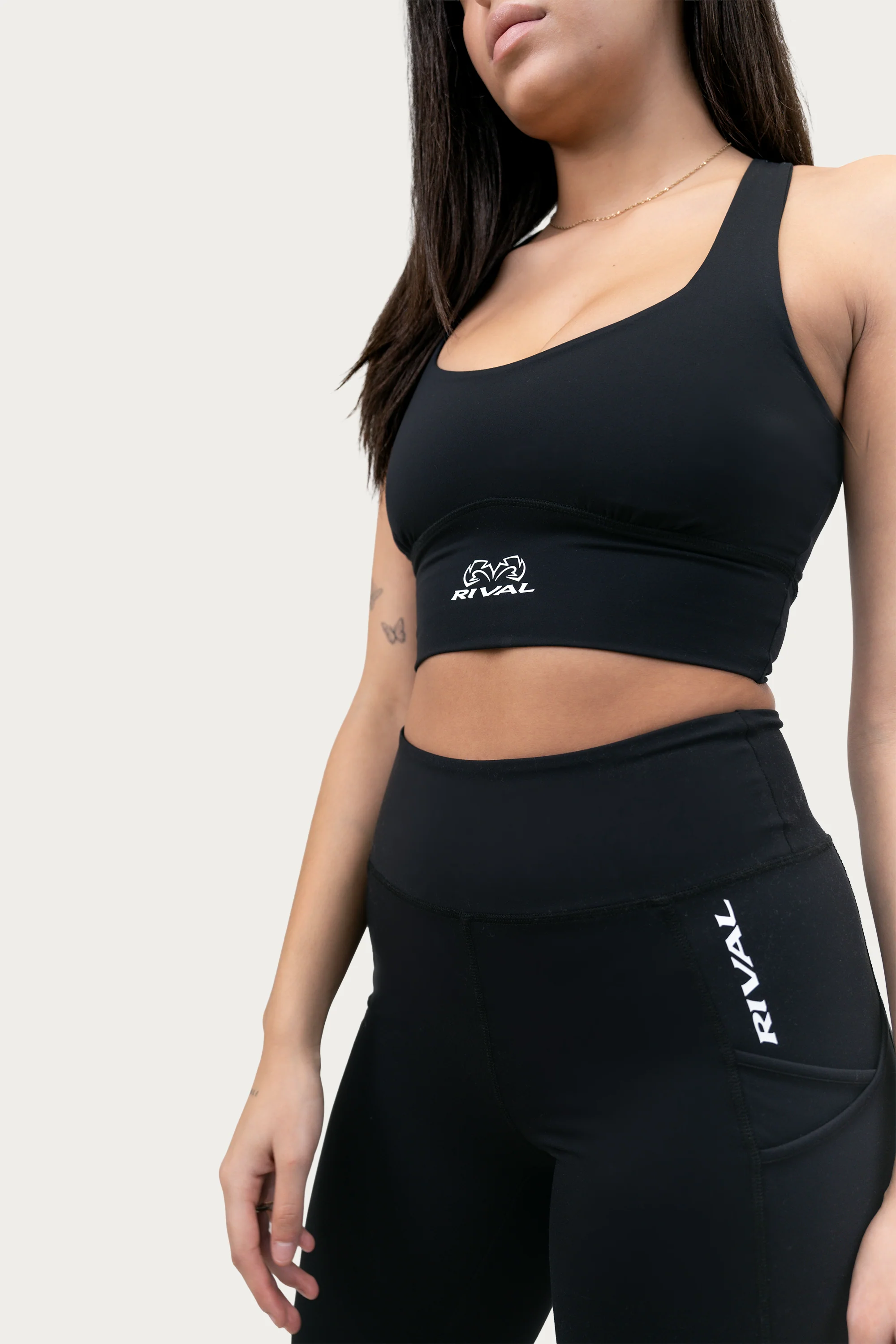 Women's High-Rise Leggings with Pockets - Image 3