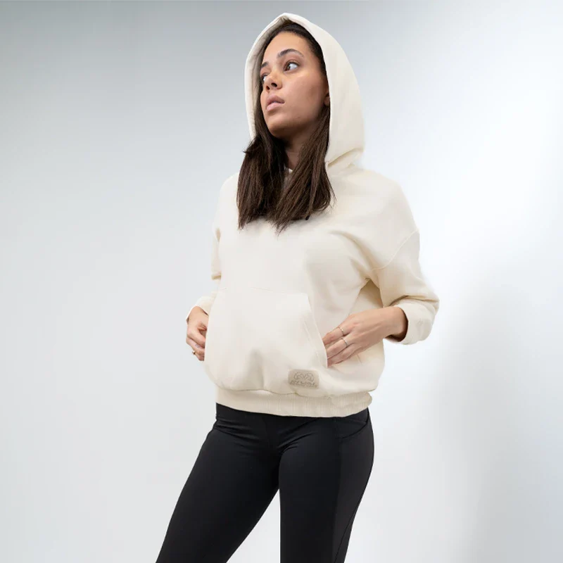 Women's Oversized Heavyweight Fleece Hoodie - Image 3