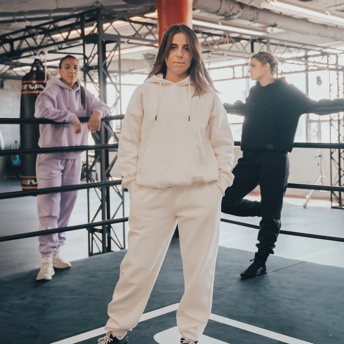 Women's Oversized Heavyweight Fleece Hoodie - Image 4